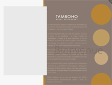 Tablet Screenshot of hoteltamboho.com